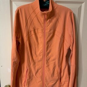 Lululemon Define Jacket Coral Full Zip Size 10
